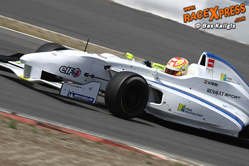 Robin Frijns in actie